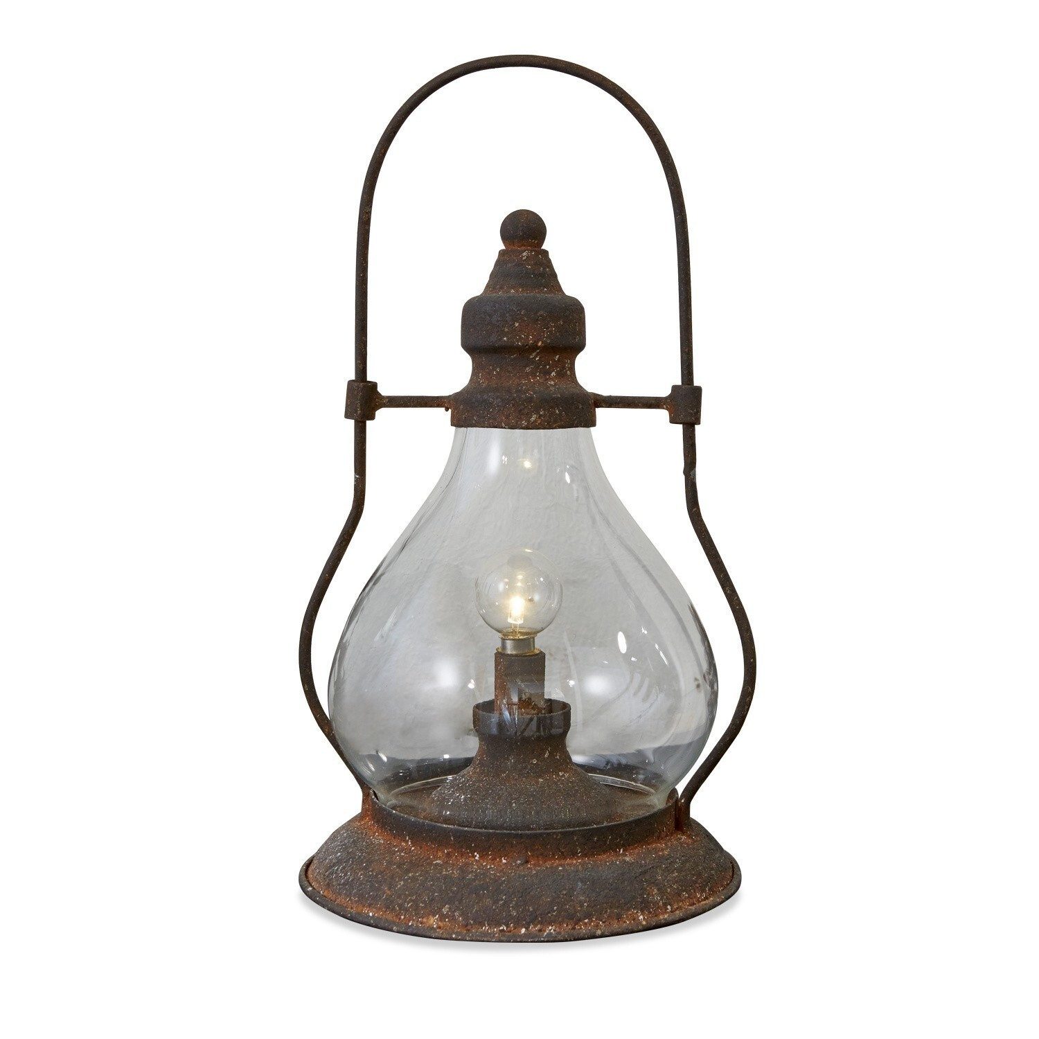 Mirabeau LED Laterne LED-Laterne Cortney antikbraun. € 28,95