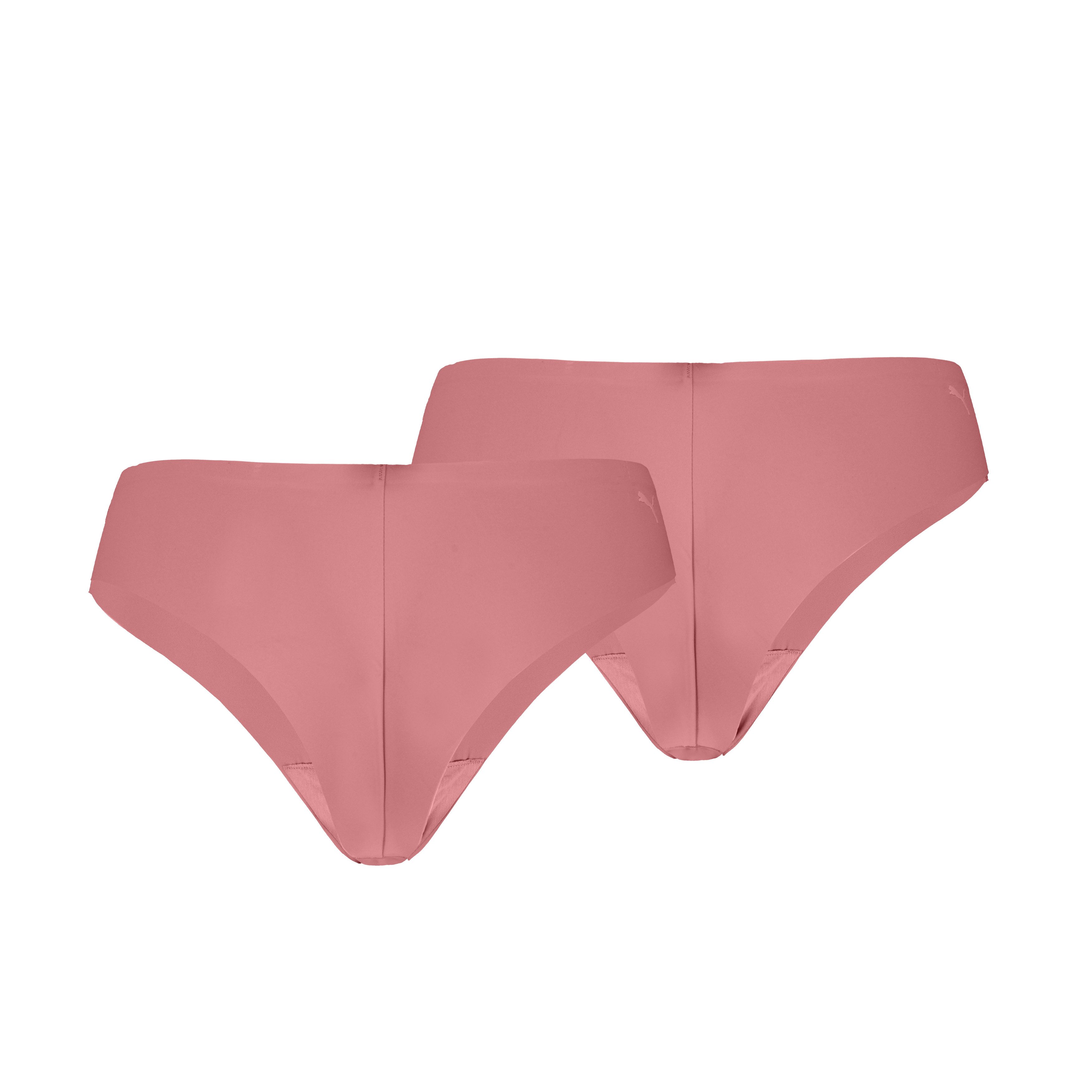 PUMA Brasilslip PUMA WOMEN MICROFIBER BRAZILIAN BRIEFS (2er Pack) nahtlose Ränder für eine unsichtbare Passform
