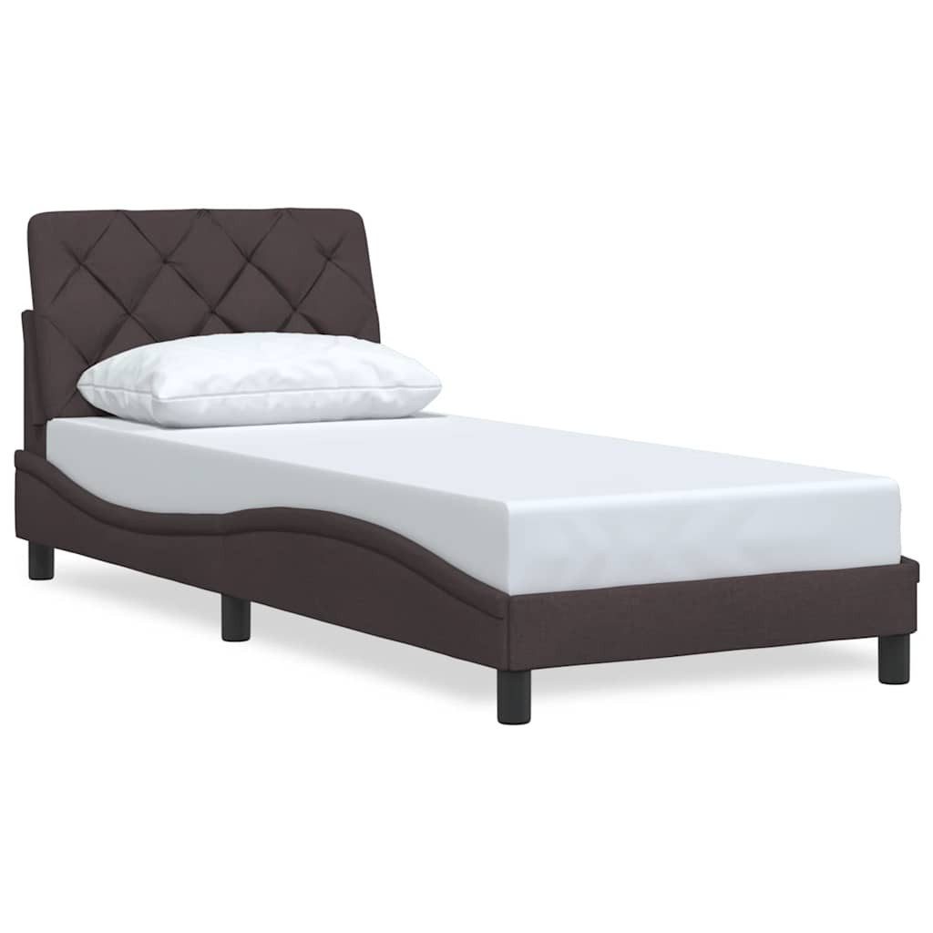 vidaXL Bett Bettgestell ohne Matratze Dunkelbraun günstig online kaufen