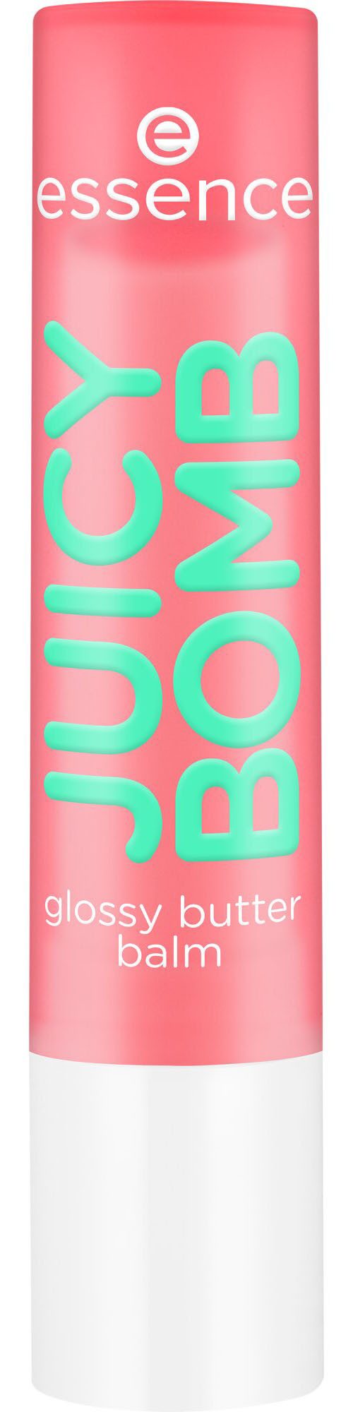 Essence Lippenbalsam JUICY BOMB GLOSSY BUTTER BALM, 3-tlg., für weiche, glänzende Lippen