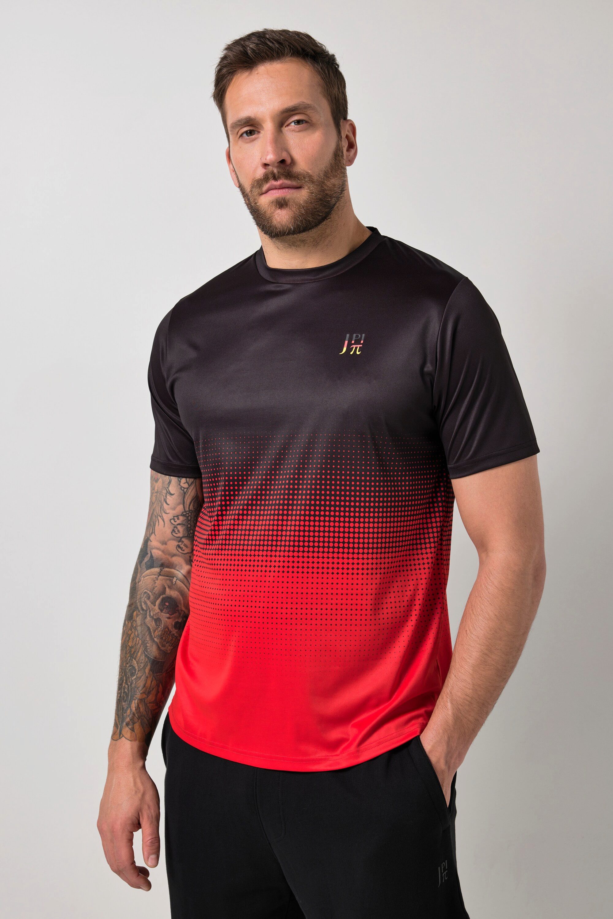 JP1880 T-Shirt WM Trikot FLEXNAMIC® Fitness Alloverprint Halbarm