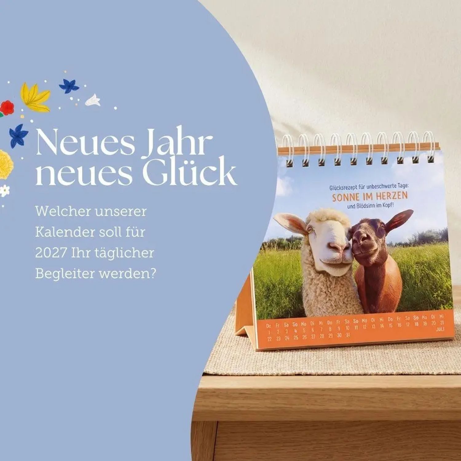 Grafik Werkstatt Tischkalender Tischkalender 2027 Nimm dir Zeit