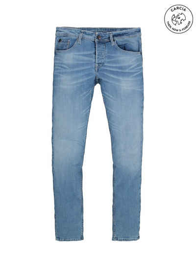 GARCIA JEANS 5-Pocket-Jeans GARCIA SAVIO denim blue light used 630.6545