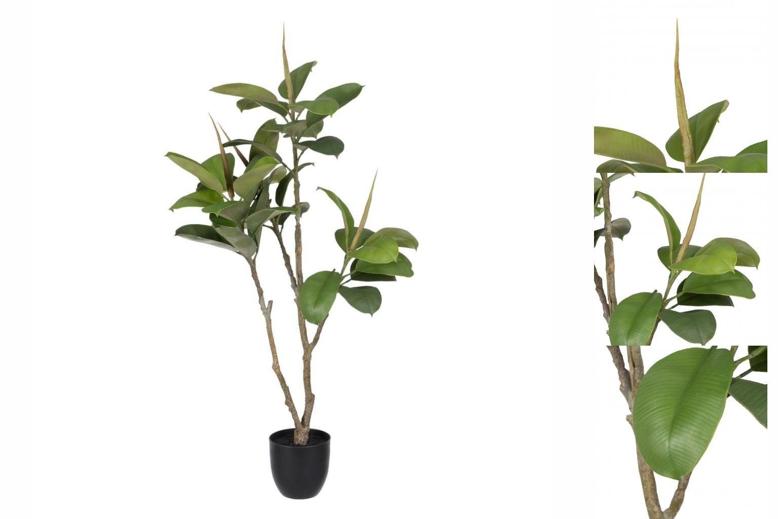 Künstliche Zimmerpflanze Dekorationspflanze 116 cm PVC Höhe Bigbuy, Eg, cm grün 116