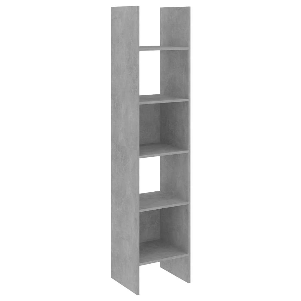 vidaXL Bücherregal Bücherregal Betongrau 40x35x180 cm günstig online kaufen
