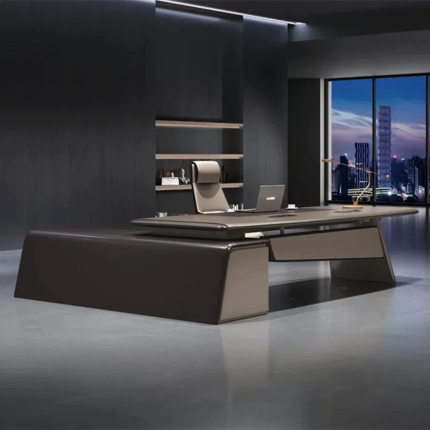 Schreibtisch SCHREIBTISCH Luxus Executive Desk 200 cm Modern Bürotisch