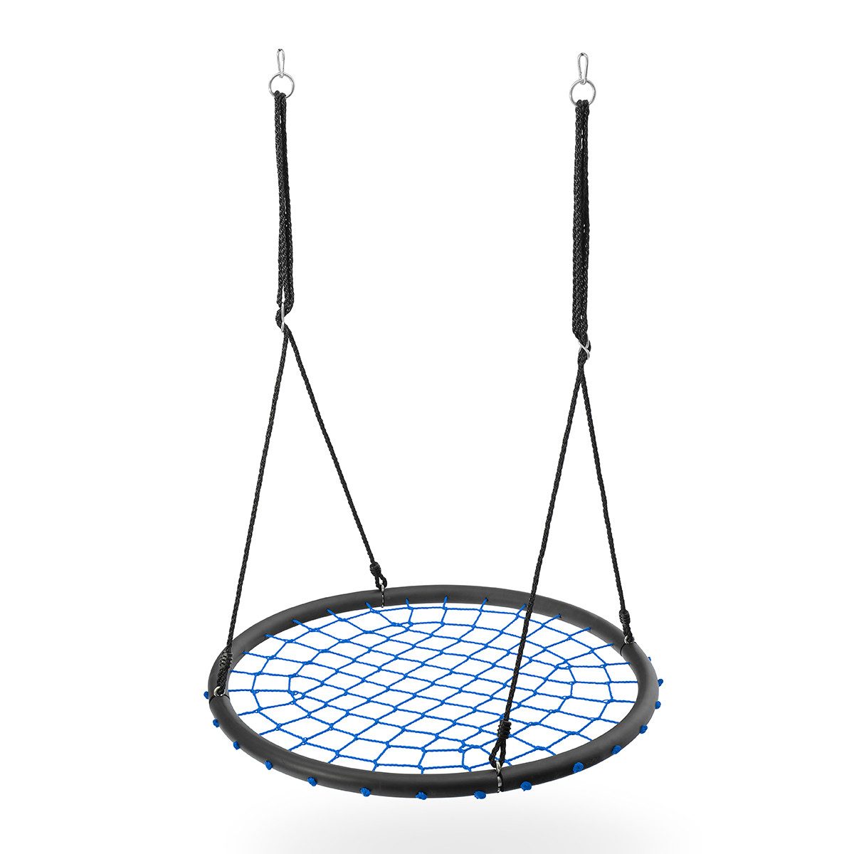 Nestschaukel Runde Schaukel 100 cm Durchmesser Blau Outdoor