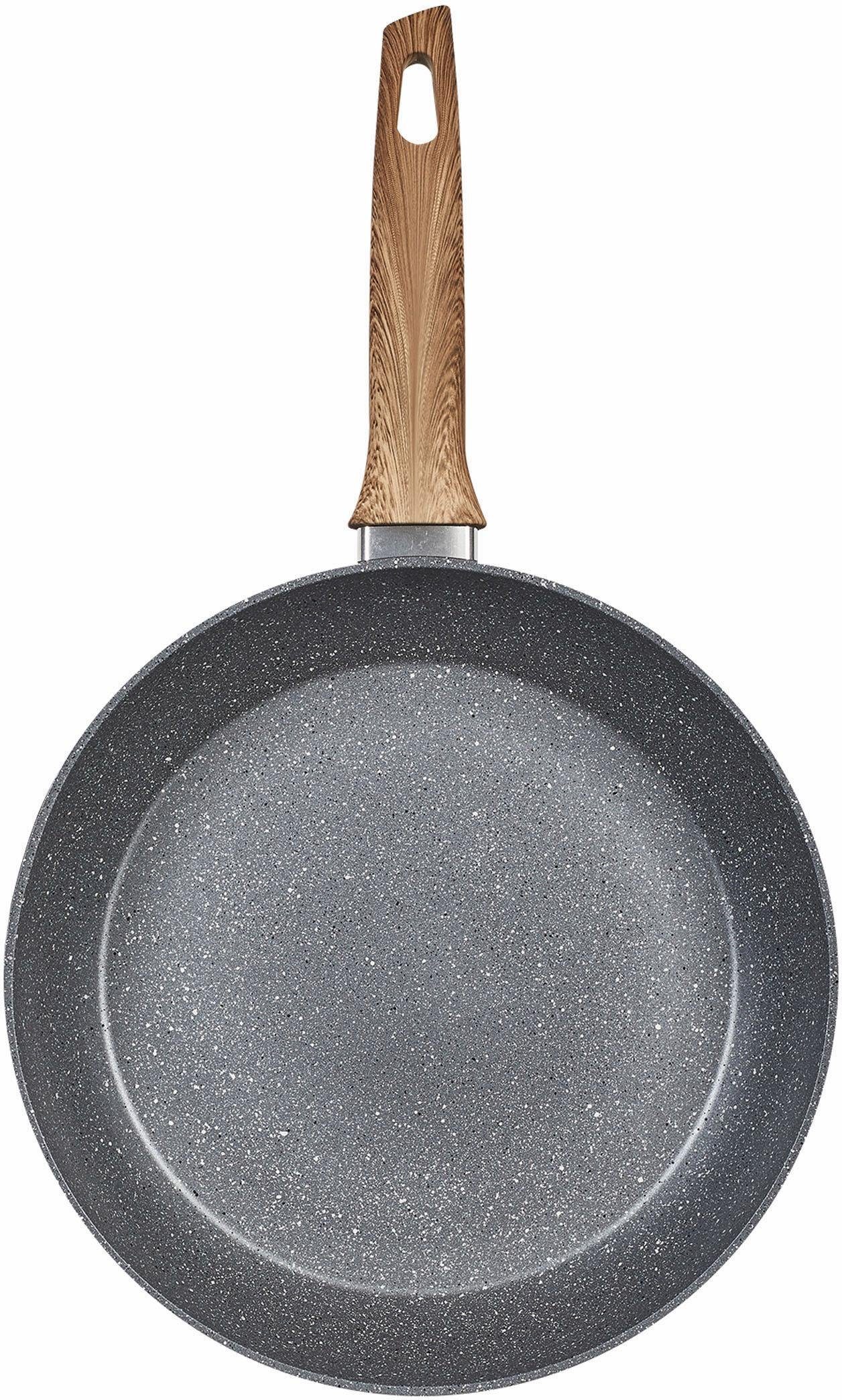 KING Pfannen-Set Essential, Aluminium (Set, 3-tlg., 1x Bratpfanne Ø 20 cm, 1x Bratpfanne Ø 28 cm, 1x Bratpfanne Ø 24 cm), Induktion