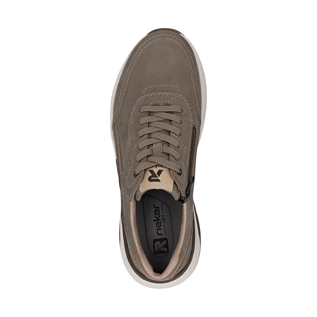 Rieker 06100 Herren Sneaker Turnschuhe, Sportschuhe, Freizeitschuhe, Halbschuhe, Schnürschuhe