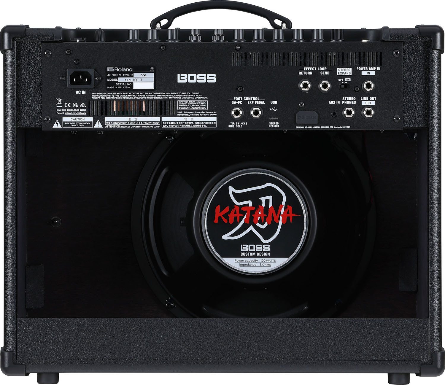 Boss by Roland Boss Gitarren-Verstärker Katana 100 Gen 3 Verstärker (Anzahl Kanäle: 4, 100,00 W, für Gitarre)