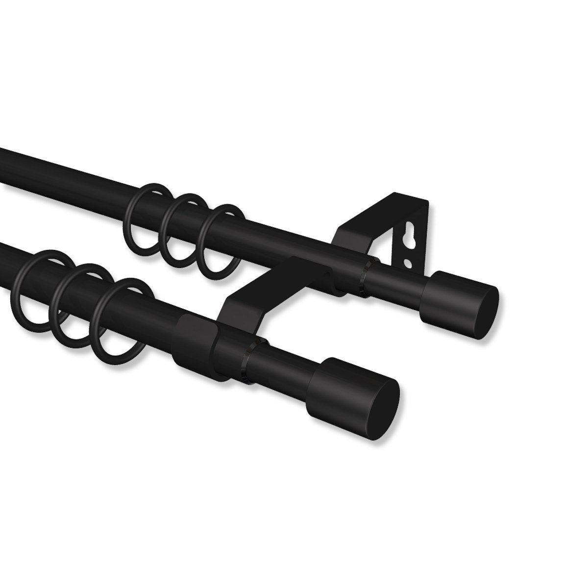 INTERDECO Gardinenstange Hera Livo, 2-läufig, Ø 16/13 mm, Wandmontage, ausz günstig online kaufen