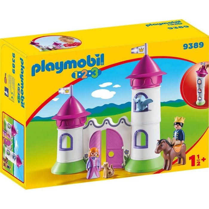 Playmobil® Spielbausteine 9389 1.2.3. - Schlösschen mit Stapelturm