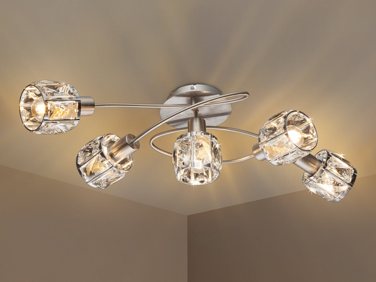 GLOBO LIGHTING LED Deckenleuchte, Dimmfunktion, LED günstig online kaufen