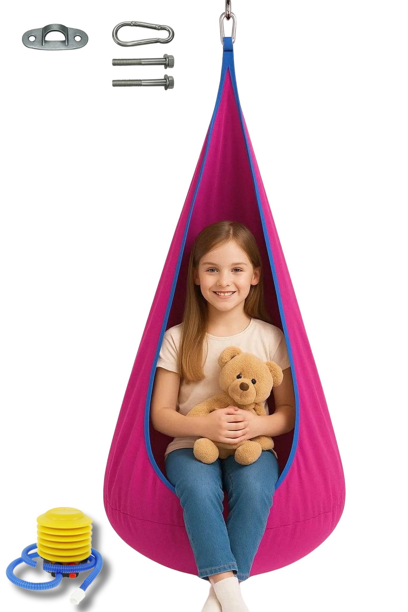 Diyarts Hängesessel Hängesack (Einzelprodukt mit Aufhängesystem, günstig online kaufen