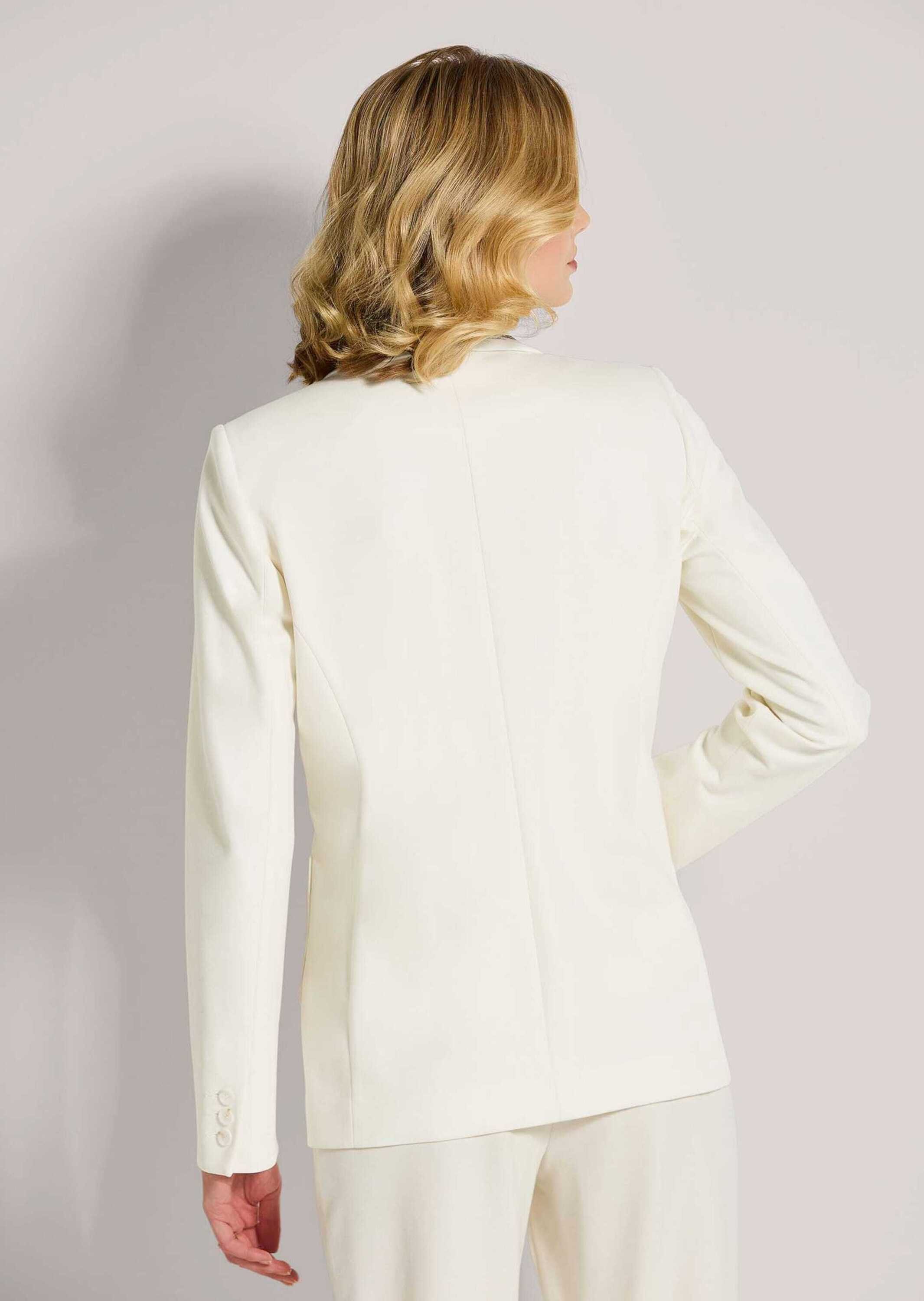 MADELEINE Kurzblazer Langer Jersey-Blazer mit Futter