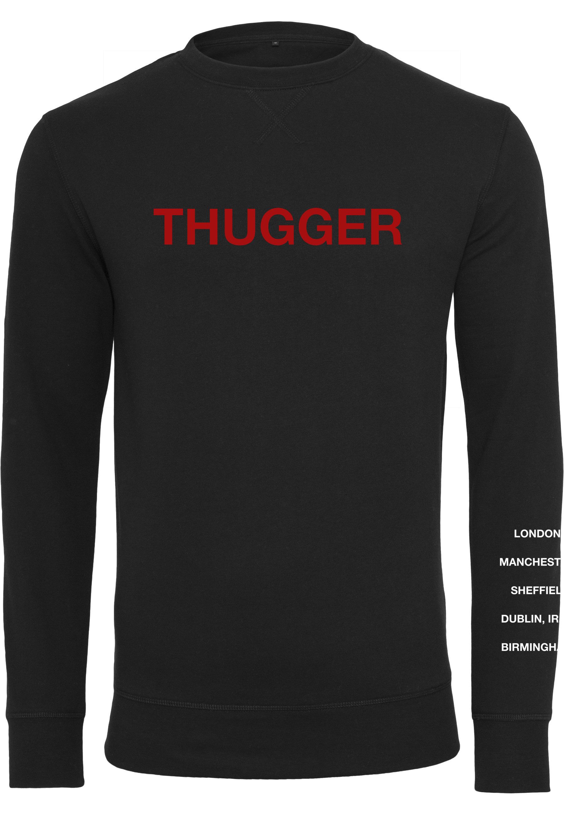 Rundhalspullover Merchcode Herren Thugger Childrose Crewneck