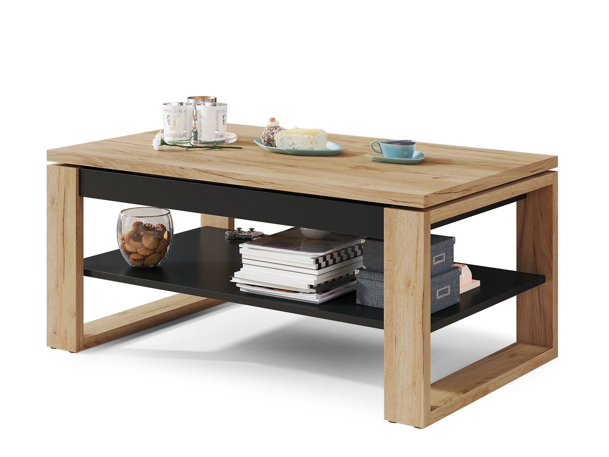 designimpex Couchtisch Design Multifunktionstisch Nuo Arbeitstisch günstig online kaufen