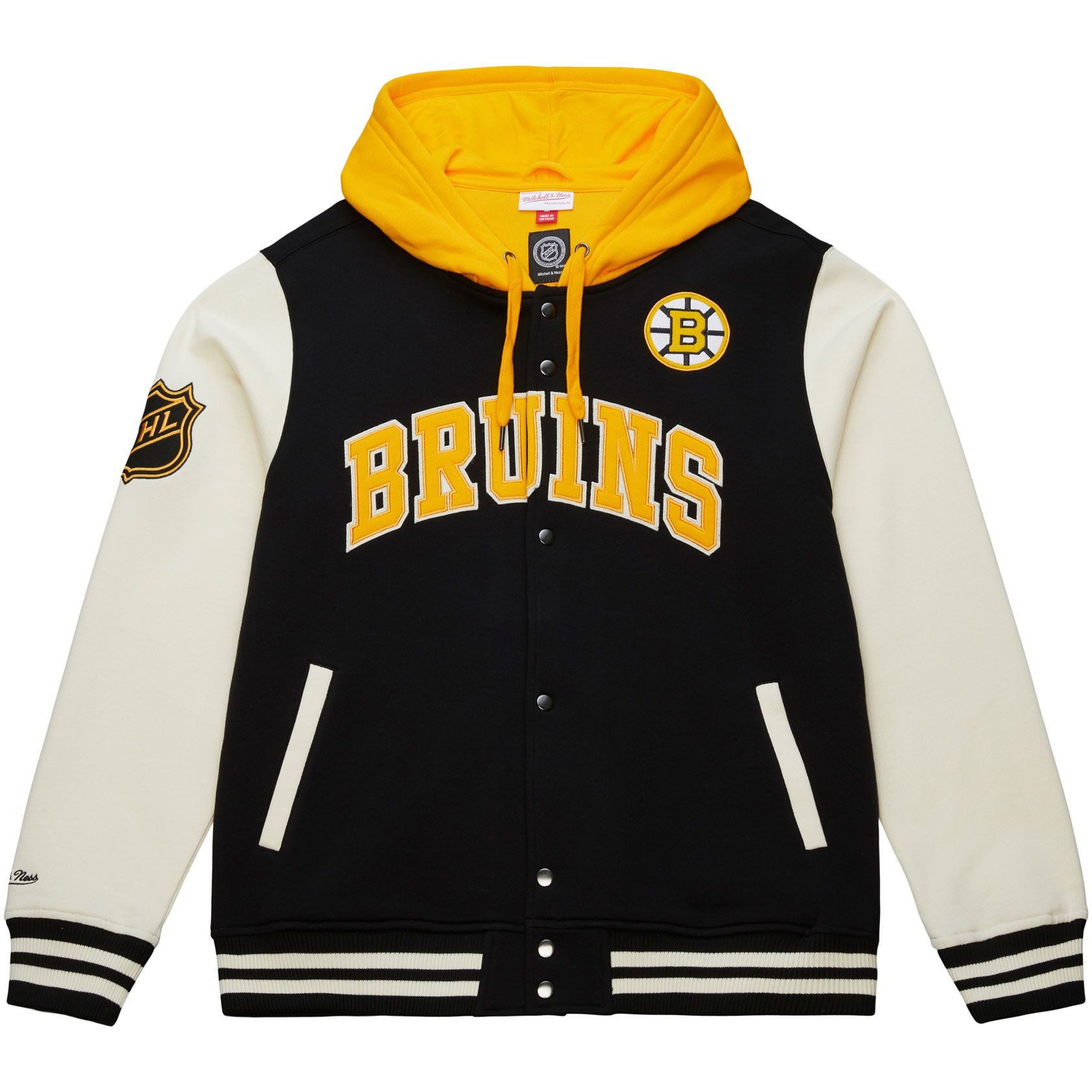 Mitchell & Ness Collegejacke Midweight Boston Bruins