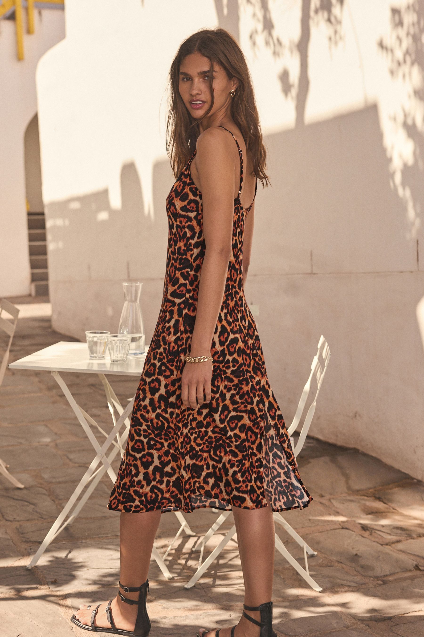 Next Midikleid Verschlussloses Midi-Sommerkleid (1-tlg) günstig online kaufen