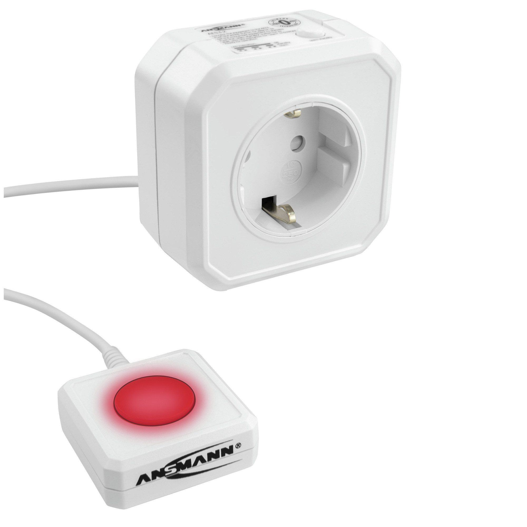 ANSMANN AG Funksteckdose Steckdosenadapter energiesparend, programmierbare Steckdose