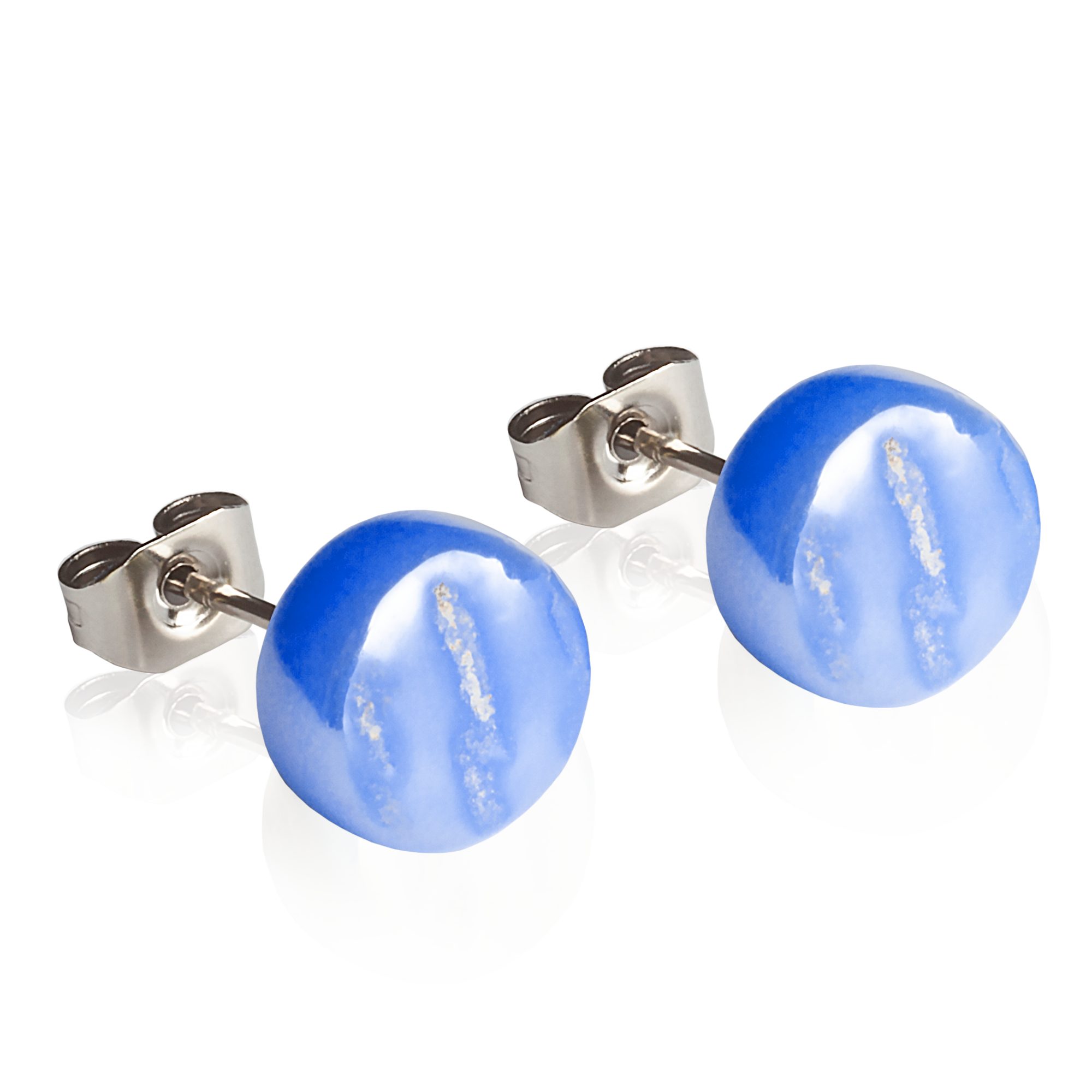 ALEXASCHA Paar Ohrstecker Glasohrstecker in Perlmuttoptik günstig online kaufen
