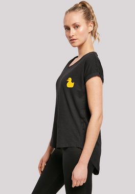 F4NT4STIC T-Shirt Yellow Rubber Duck LONG Print