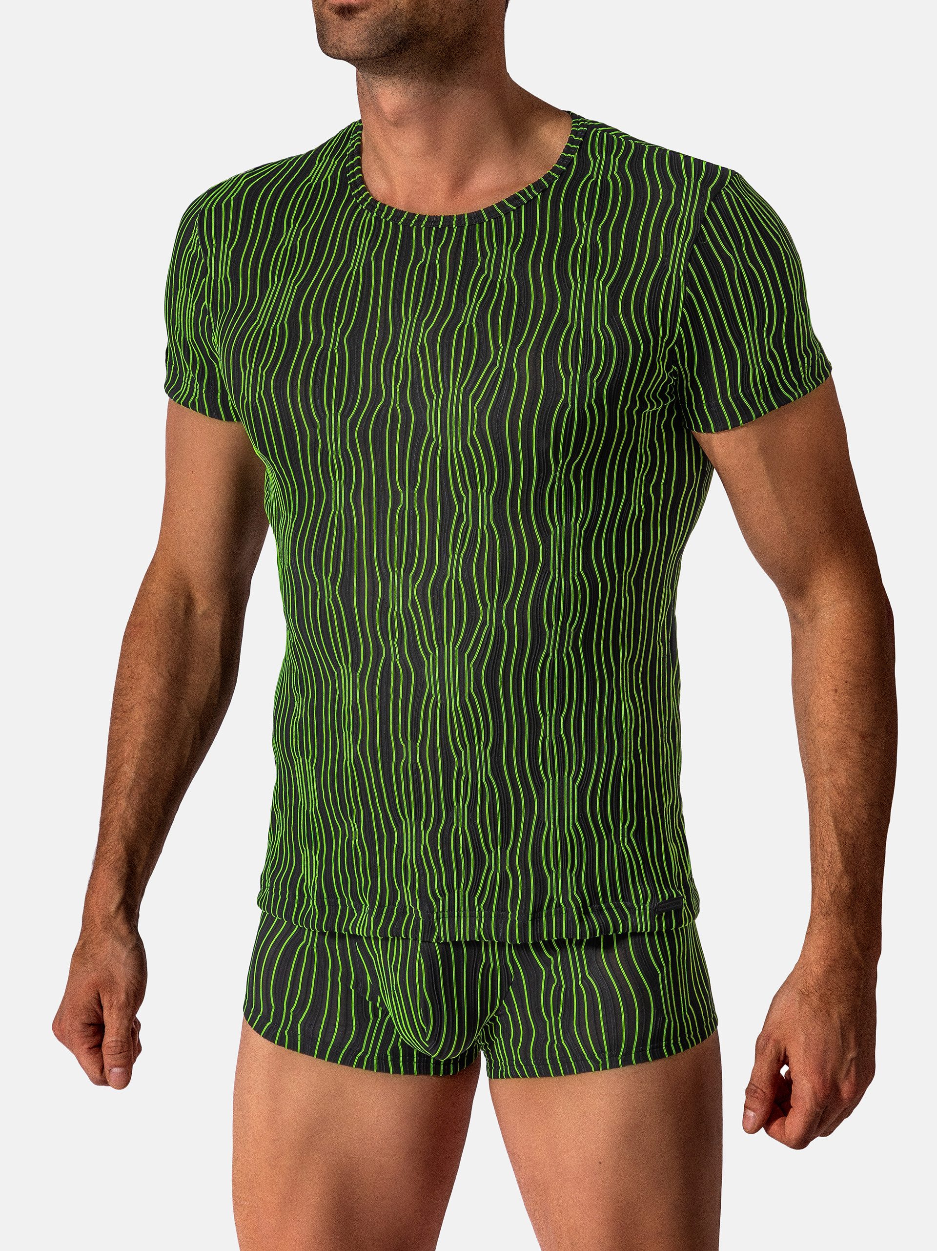 MANSTORE T-Shirt M2615 Casual Tee Tee Shirt, Kurzarmshirt, Basic Shirt