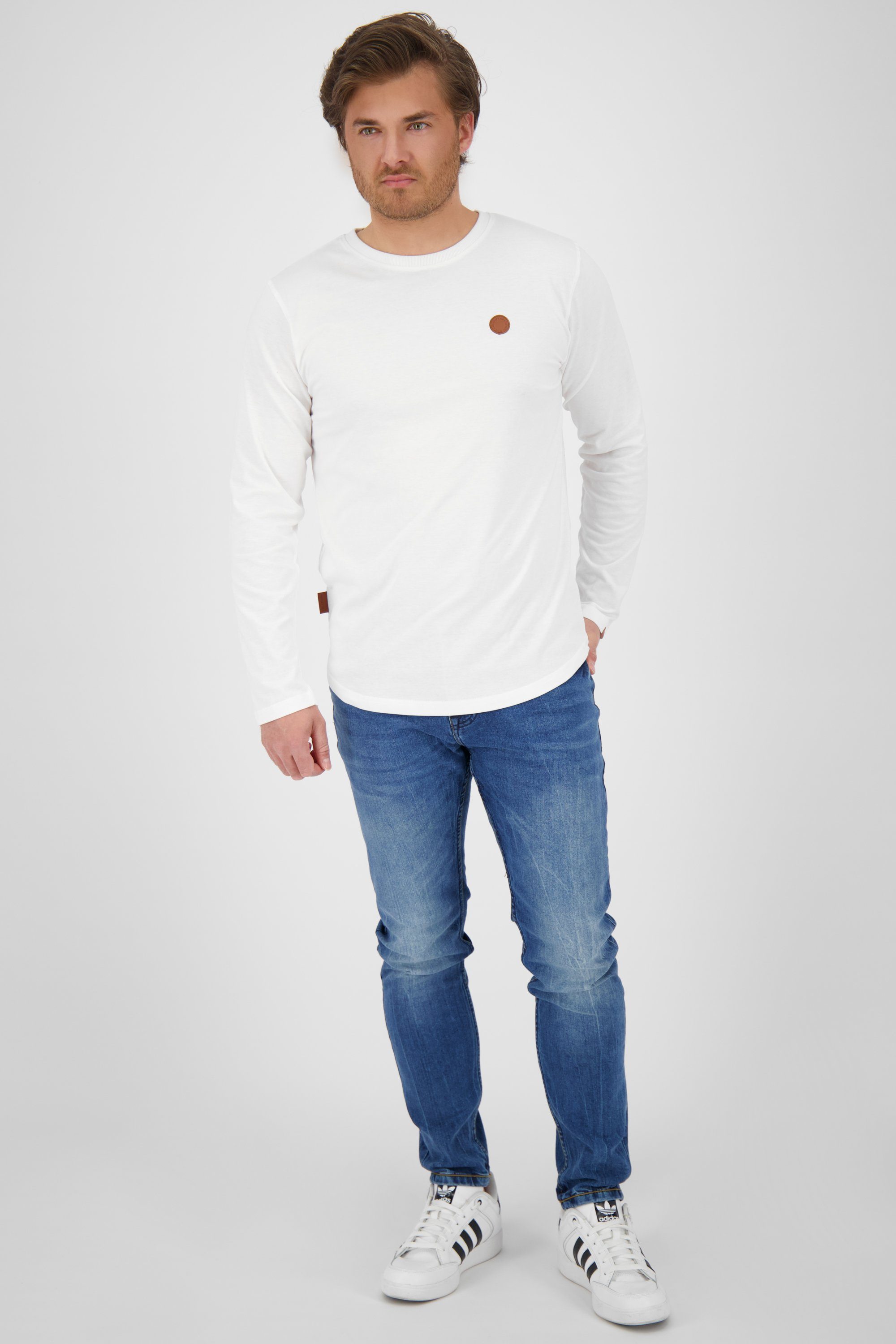 Kickin A AlexAK Langarmshirt & Longsleeve Langarmshirt Herren white Alife