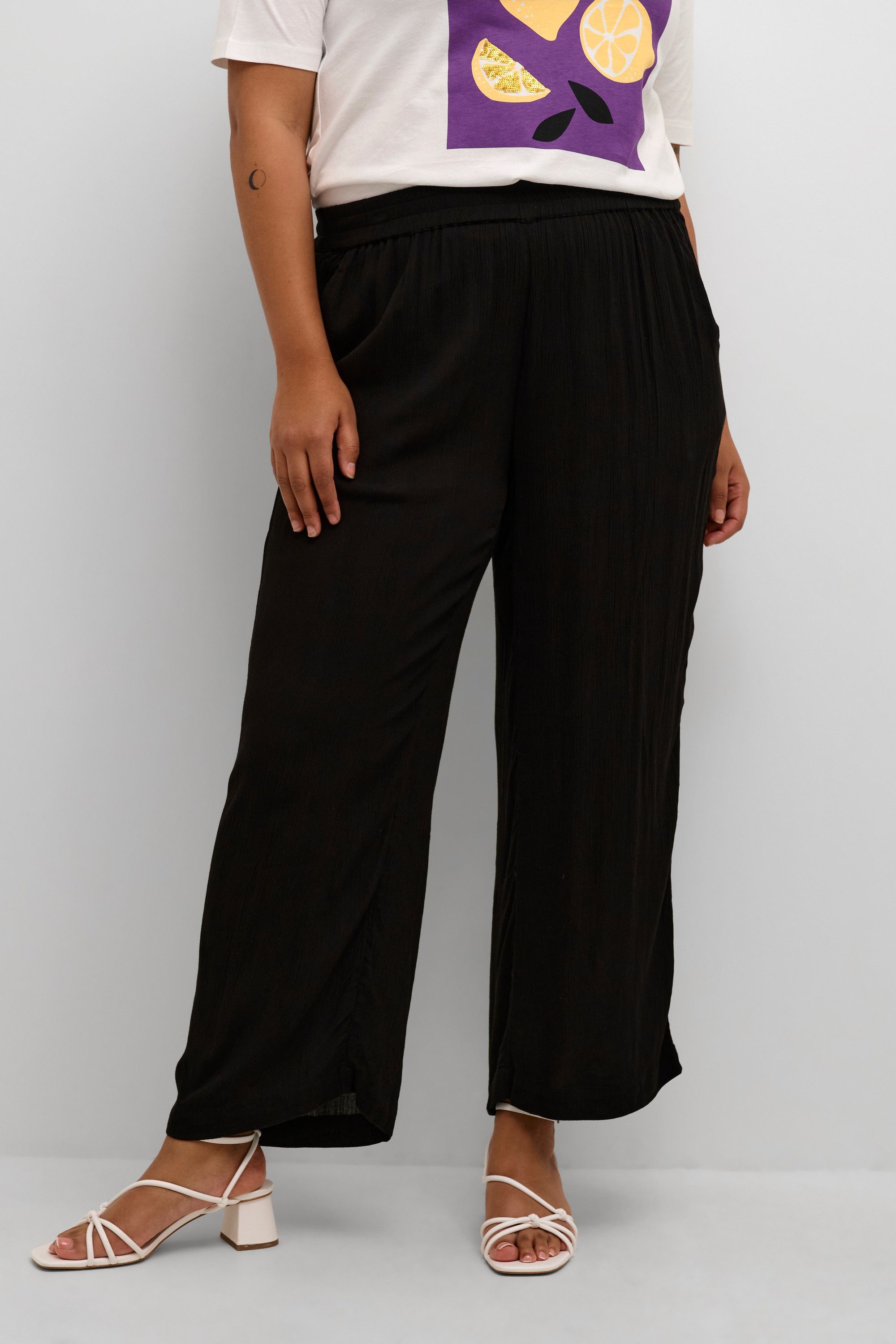 KAFFE Curve Stoffhose Casual Hose KCdacina Große Größen günstig online kaufen