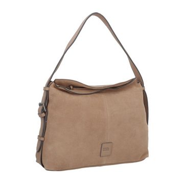 FREDsBRUDER Schultertasche Sually, Velourleder