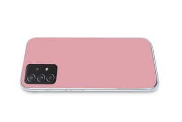 MuchoWow Handyhülle Rosa - Farben - Innenraum - Einfarbig - Farbe, Handyhülle Telefonhülle Samsung Galaxy A33