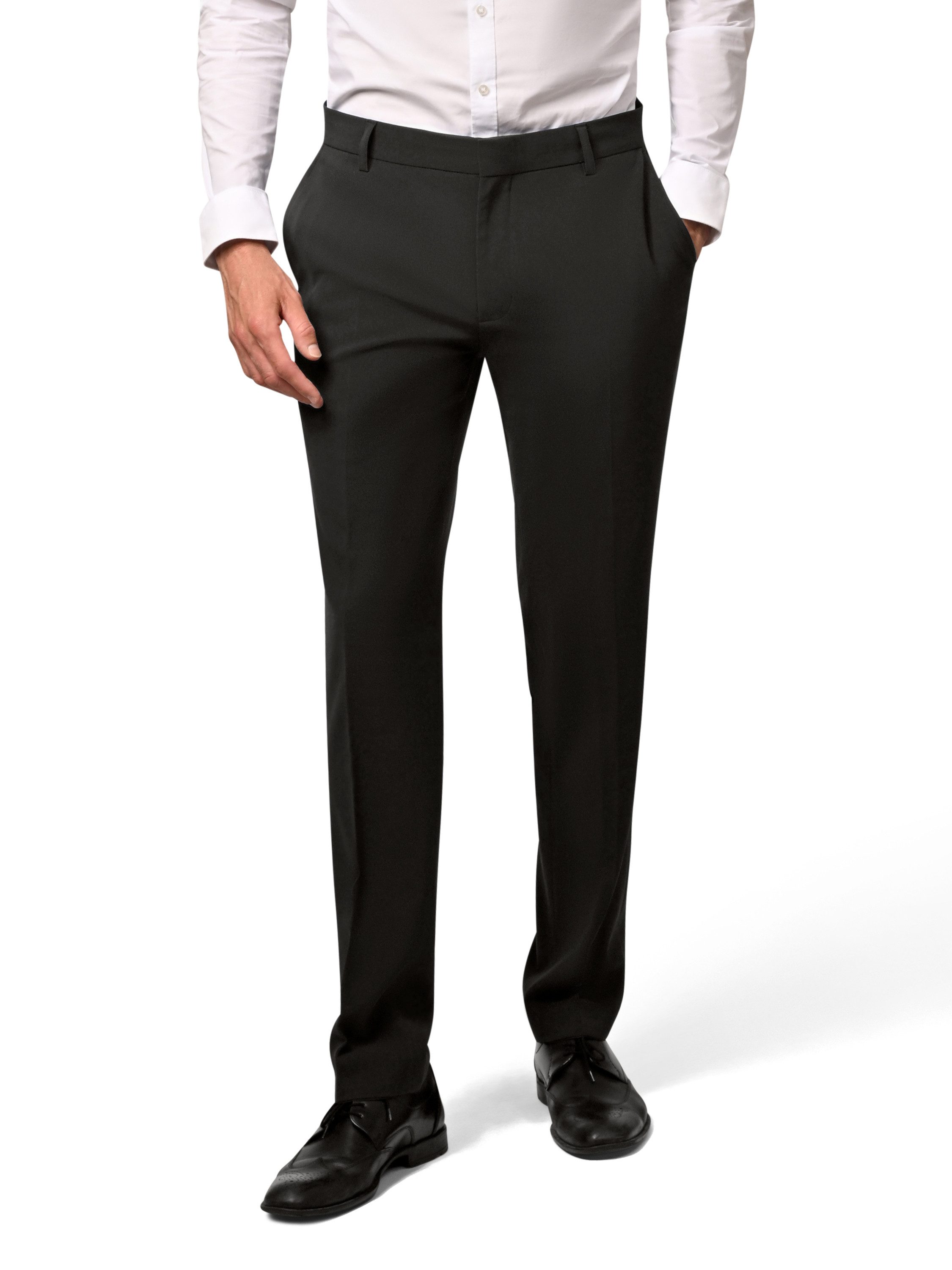 Hirschthal Anzughose Herren Business Anzughose Slim-Fit günstig online kaufen