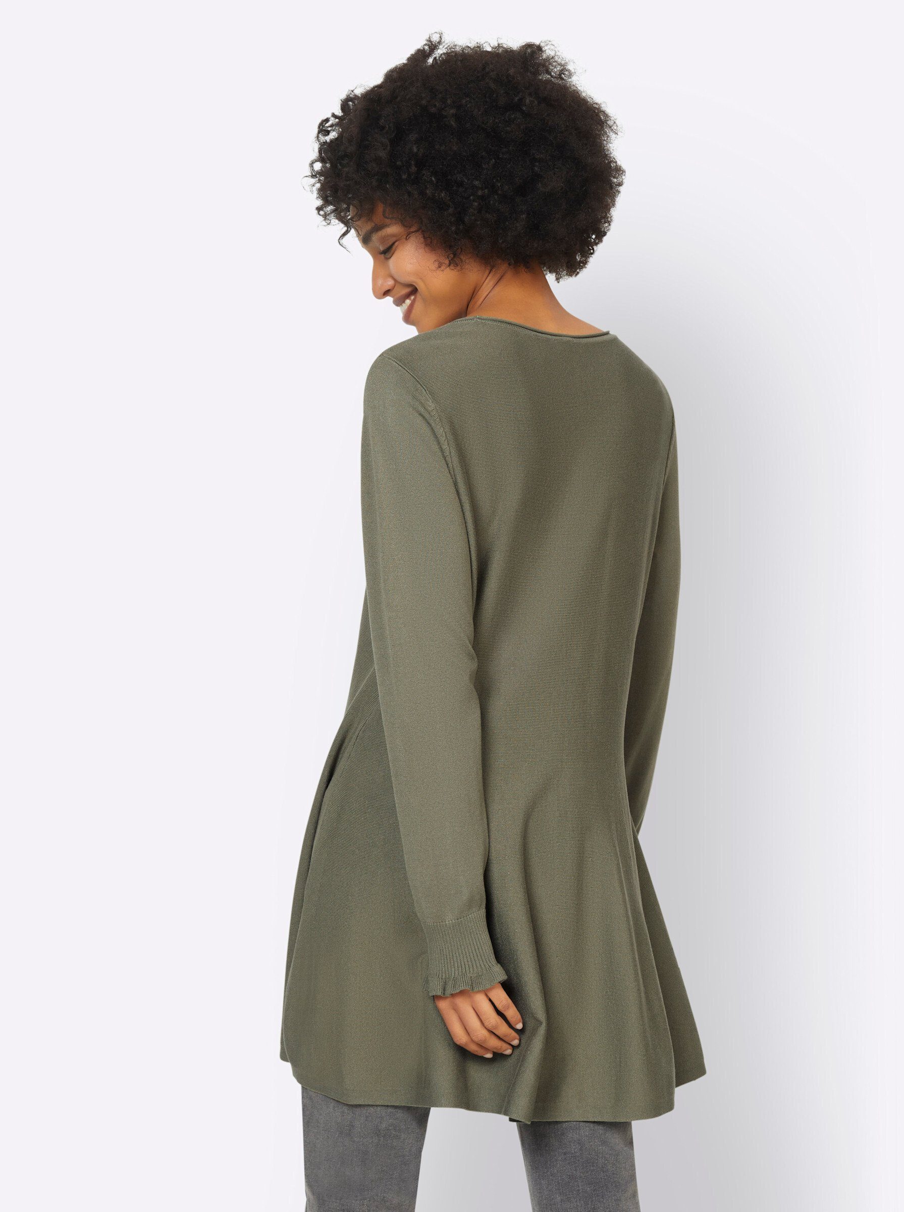 heine khaki Strickpullover