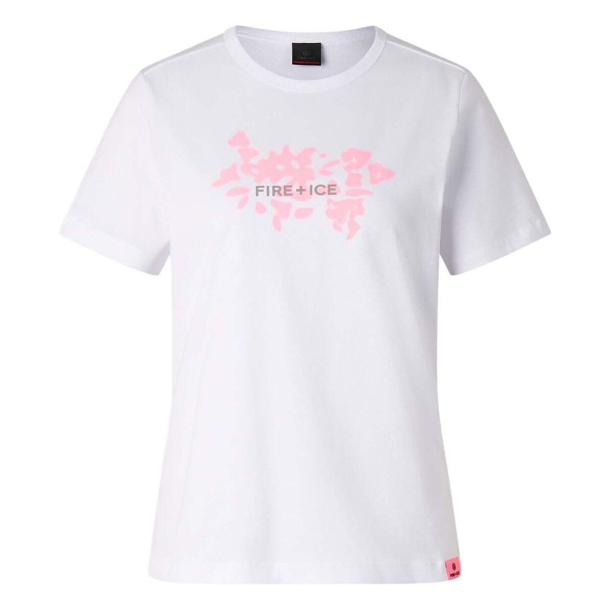 Bogner Fire + Ice Kurzarmshirt Cludy Modisches T-Shirt mit tailliertem Schnitt und FIRE+ICE Print, aus
