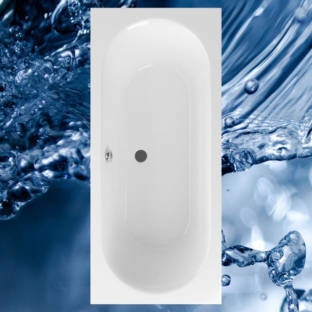 Dusche-24 Badewanne Badewanne 160x75, 170x75 und 180x80 cm MAUI
