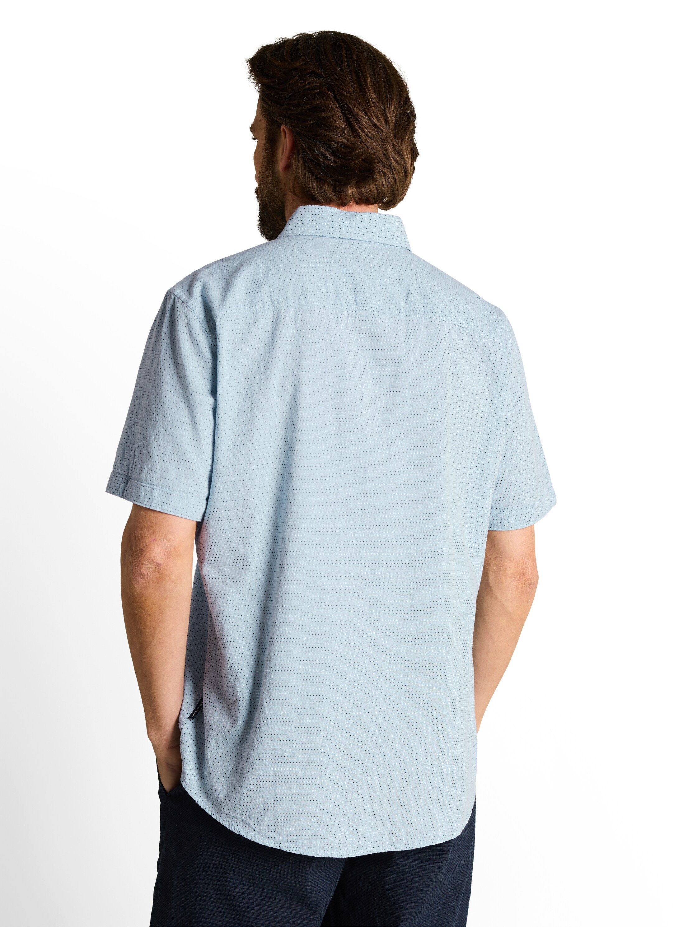 TOM TAILOR Kurzarmhemd mit Minimalprint