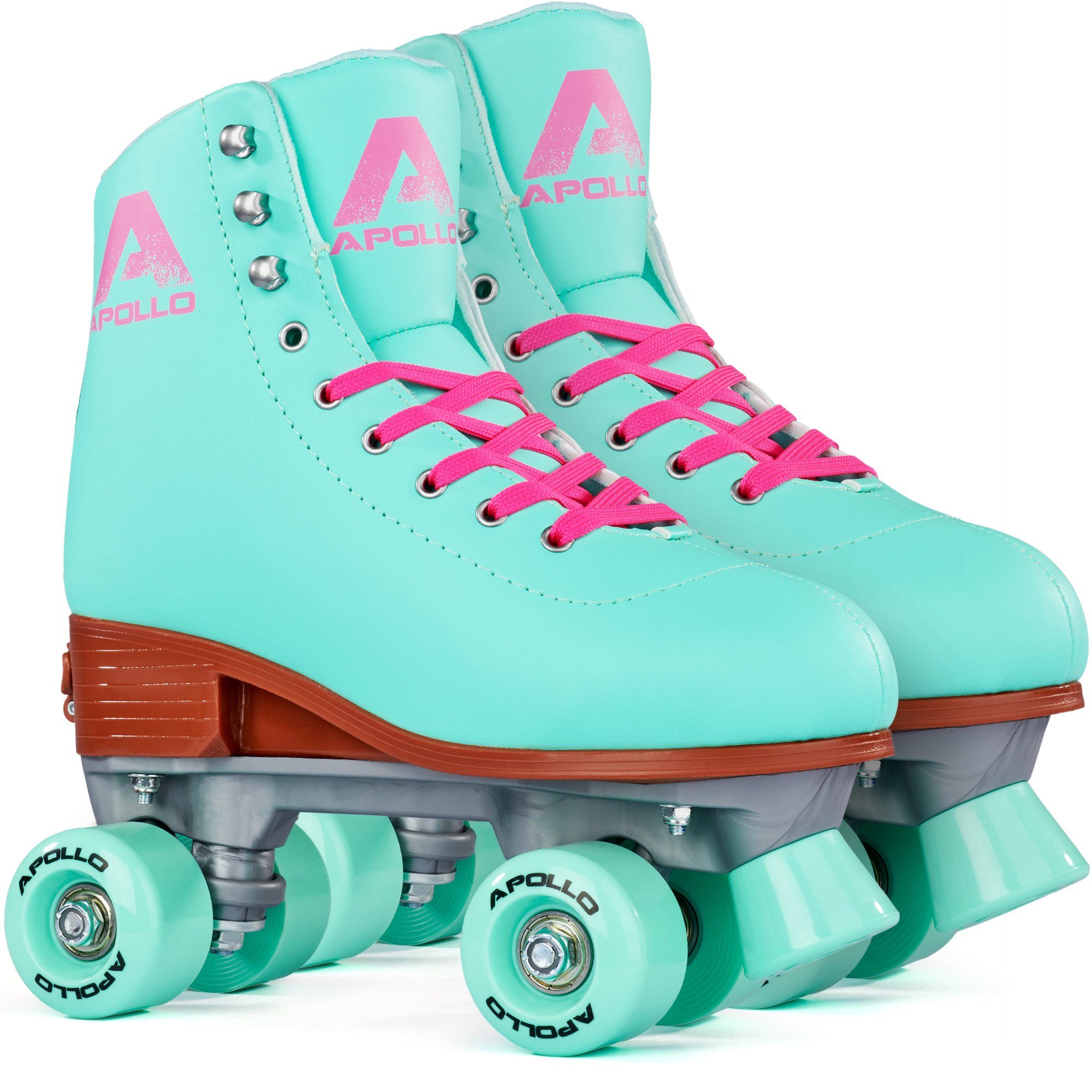 Apollo Rollschuhe Retro Discoroller, verstellbare Disco Roller Skates, größenverstellbar Rollerskates, Retro Design