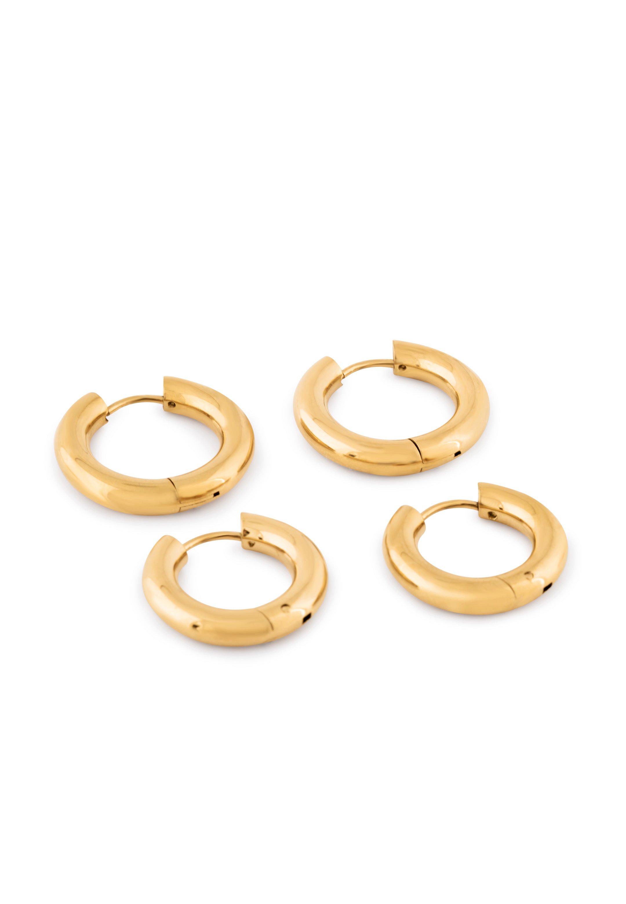 Akitsune Creolen-Set Aurora Earring Gold