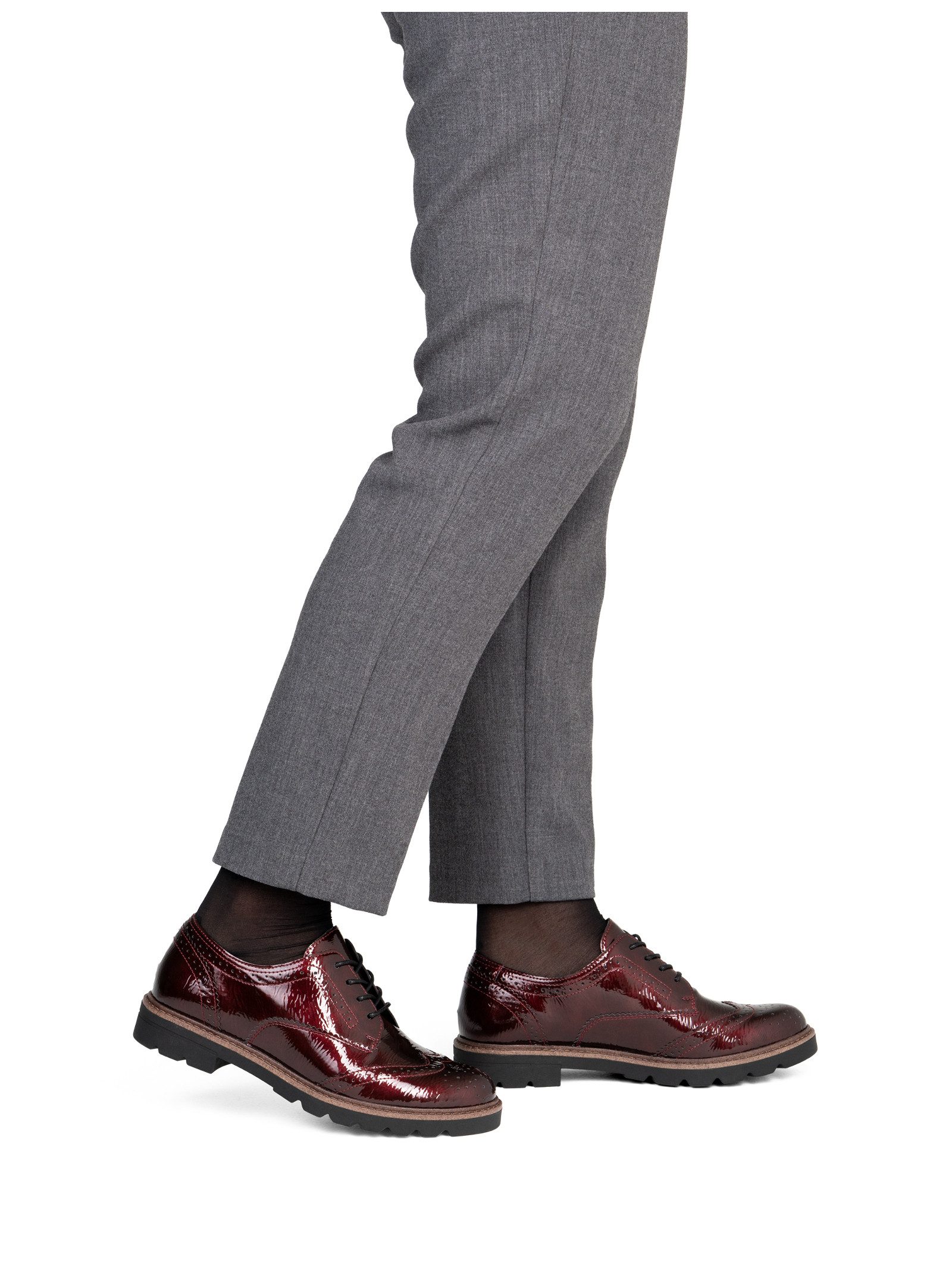 Remonte Halbschuhe Lederimitat . Schnürschuh