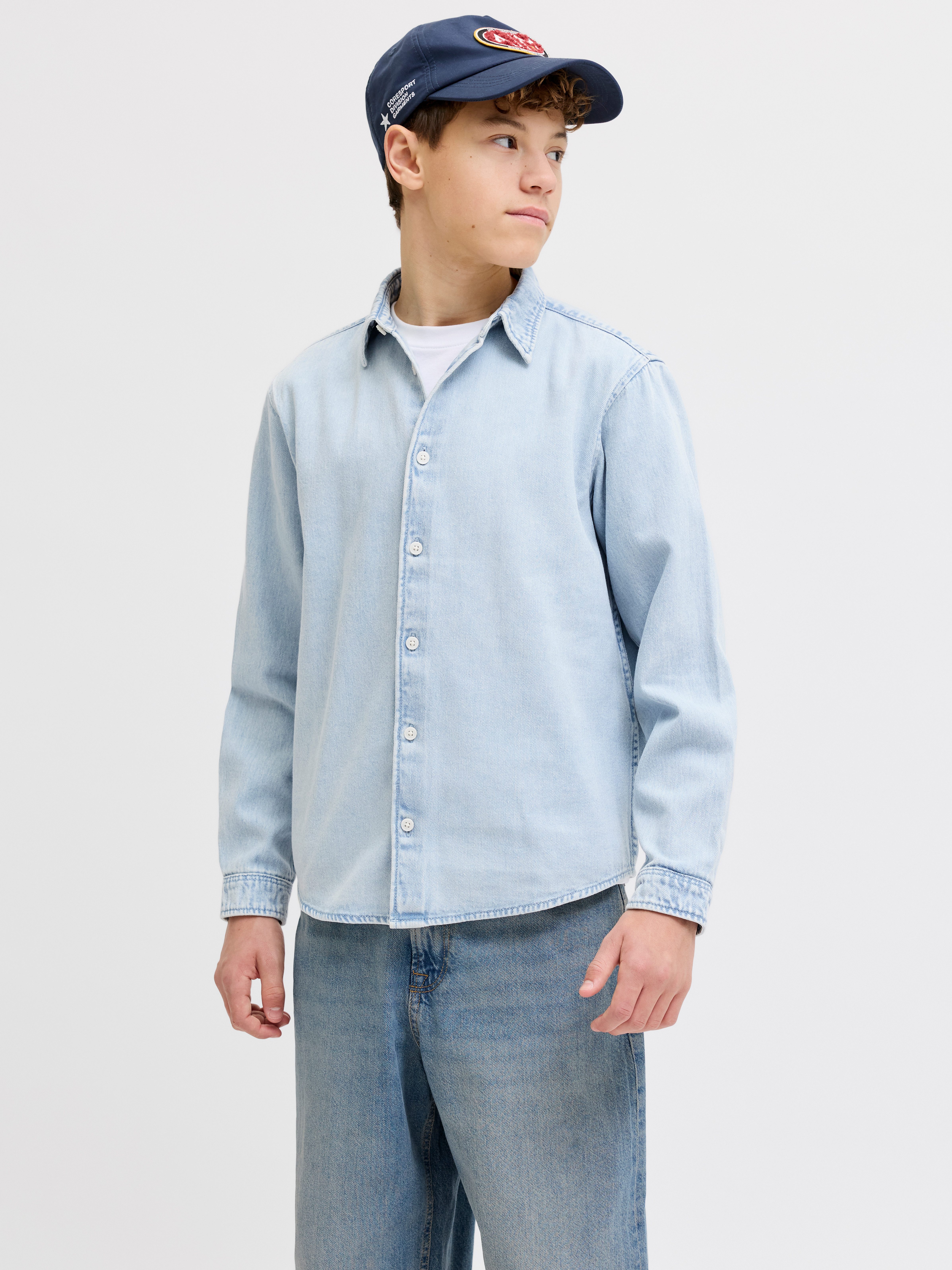 Jack & Jones Junior Langarmhemd JORNORREBRO DENIM SHIRT LS JNR – Bild 2 von 5