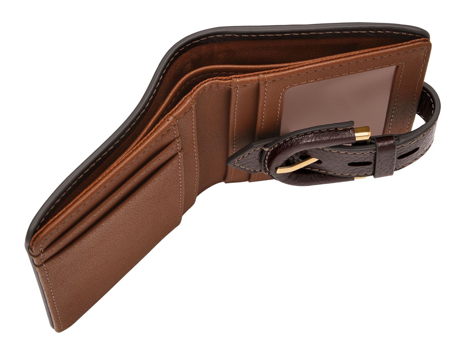 Fossil Geldbörse Small Tab Bifold, aus echtem Leder