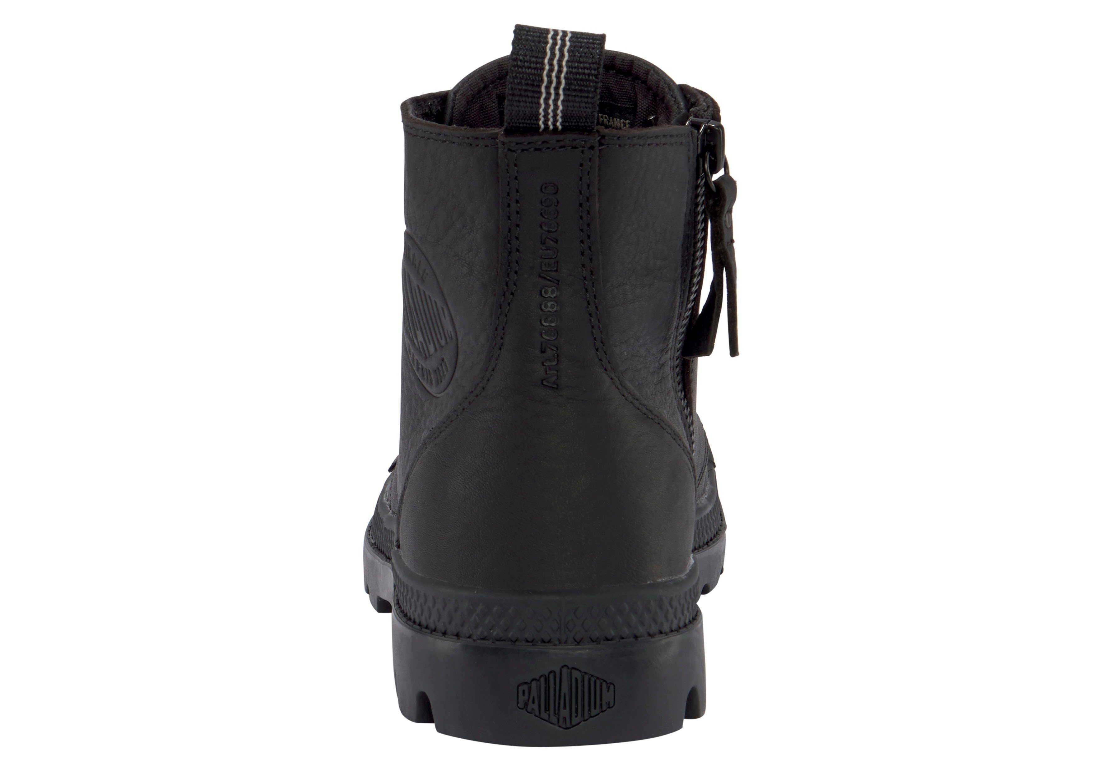 LTH Schnürboots schwarz ESS PAMPA ZIP Palladium