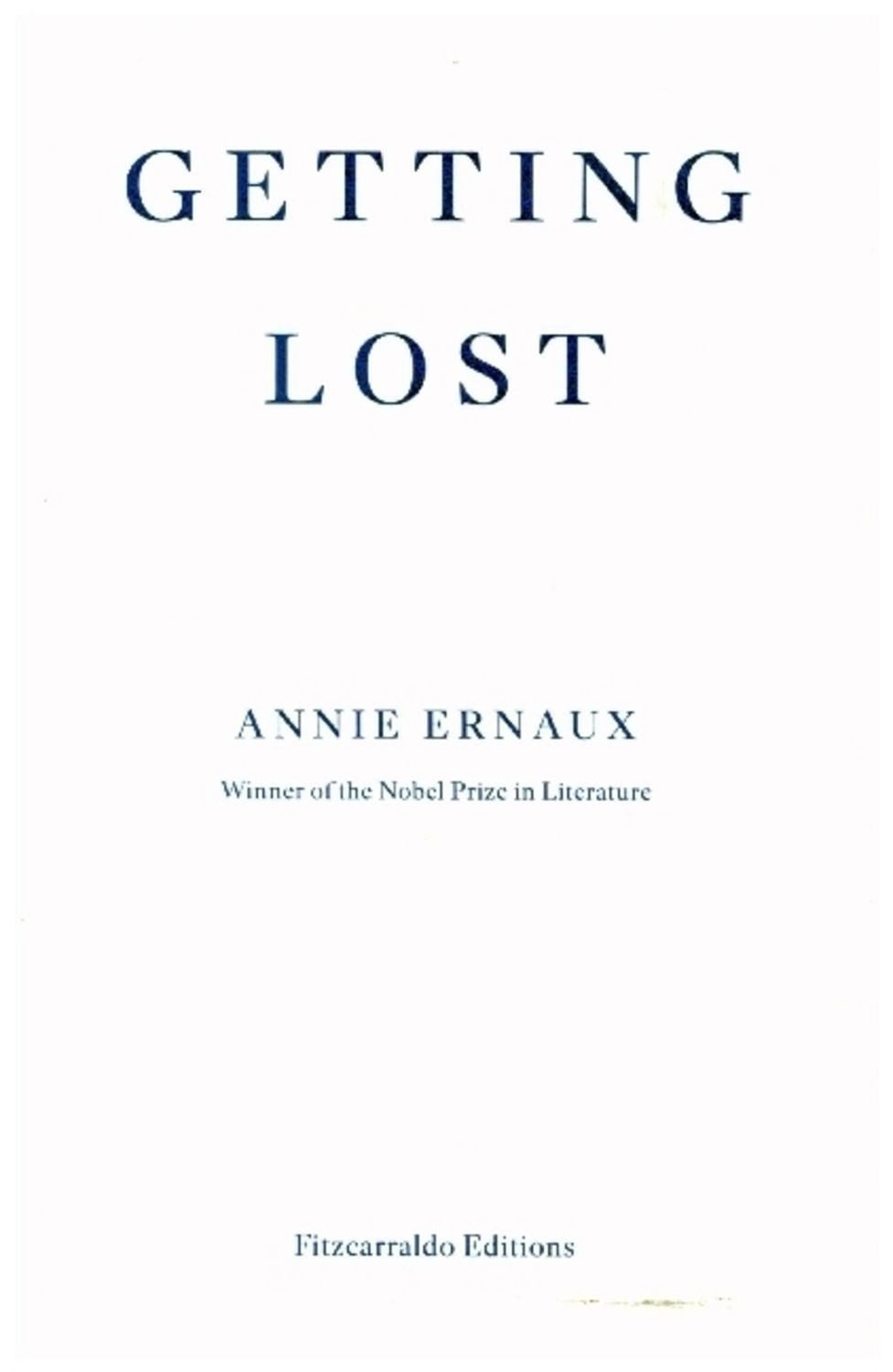 Getting Lost / Annie Ernaux