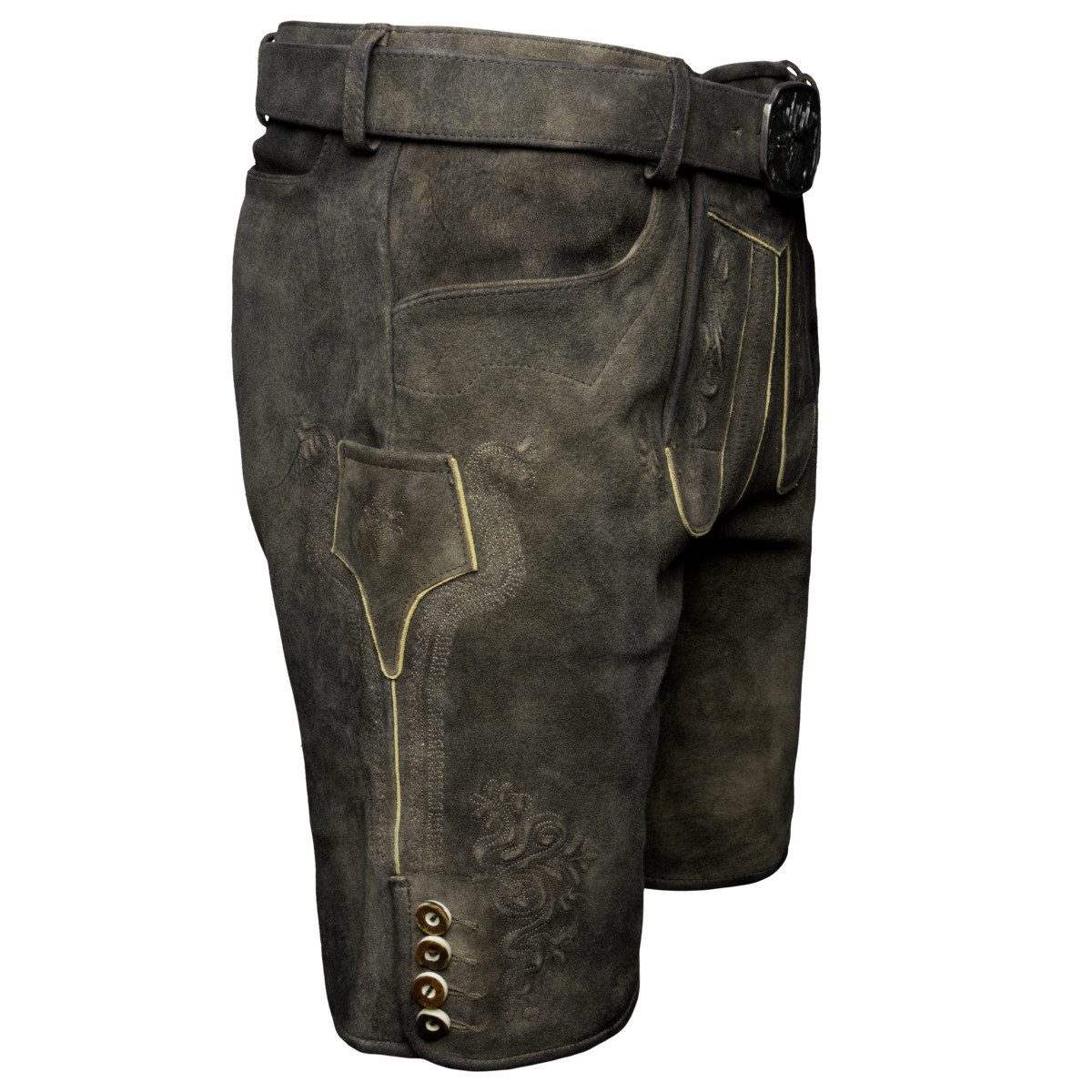 Spieth & Wensky Trachtenlederhose Erno Herren (1-tlg) Trachtenlederhose, Trachtenhose, Bayerische Lederhose, Oktoberfest