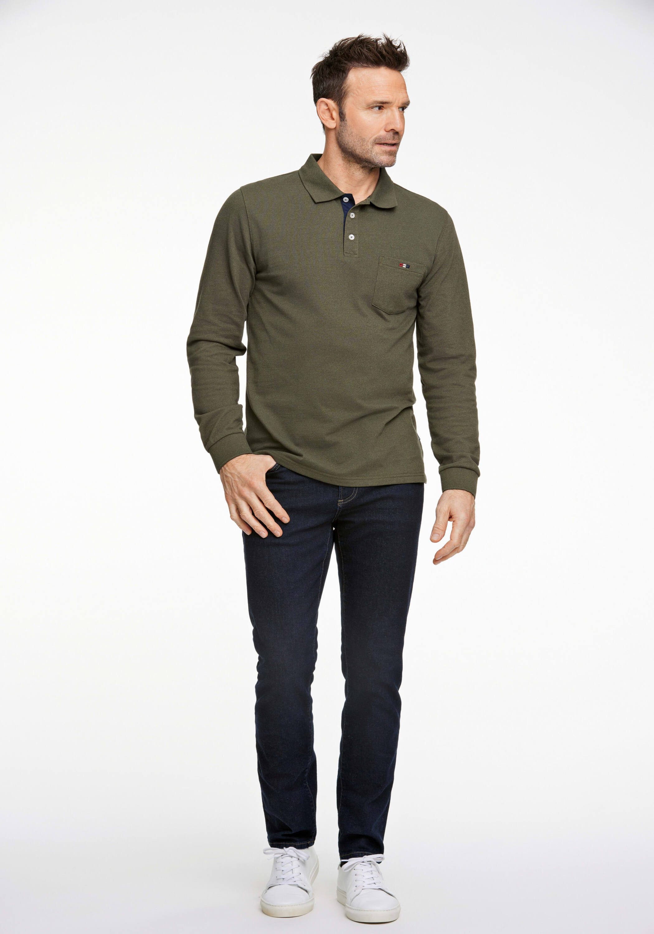 BISON Poloshirt Poloshirt Comfort Fit