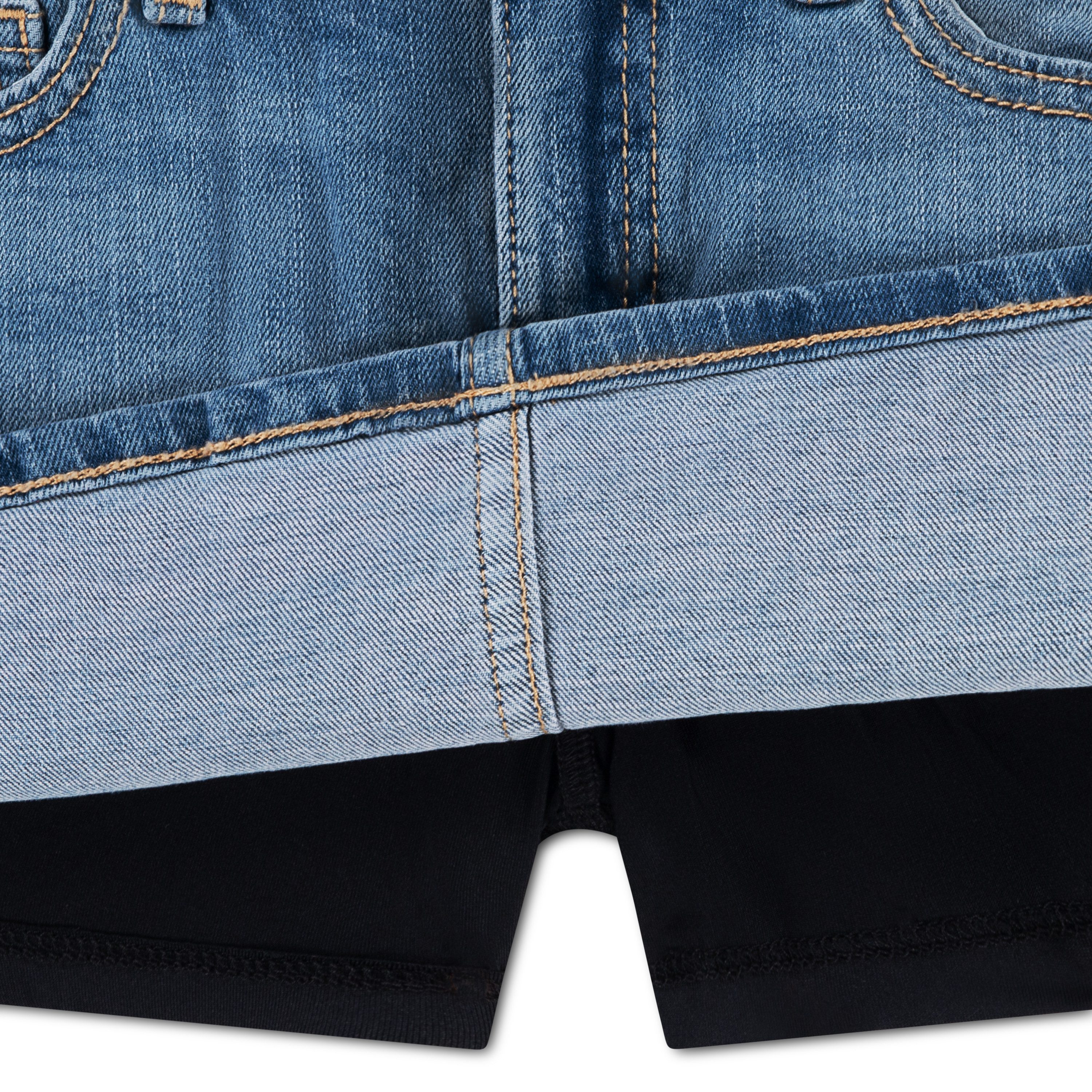 Abercrombie Kids Jeansrock AFG DROP WAIST PLEATED MINI SK Minirock / Sommerock Jeans-Qualität – Bild 5 von 5