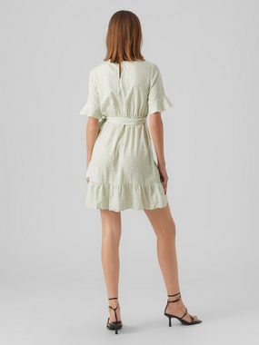 Vero Moda Shirtkleid Kurzes Mini Wickel Kleid VMHENNA (kurz) 5775 in Grün