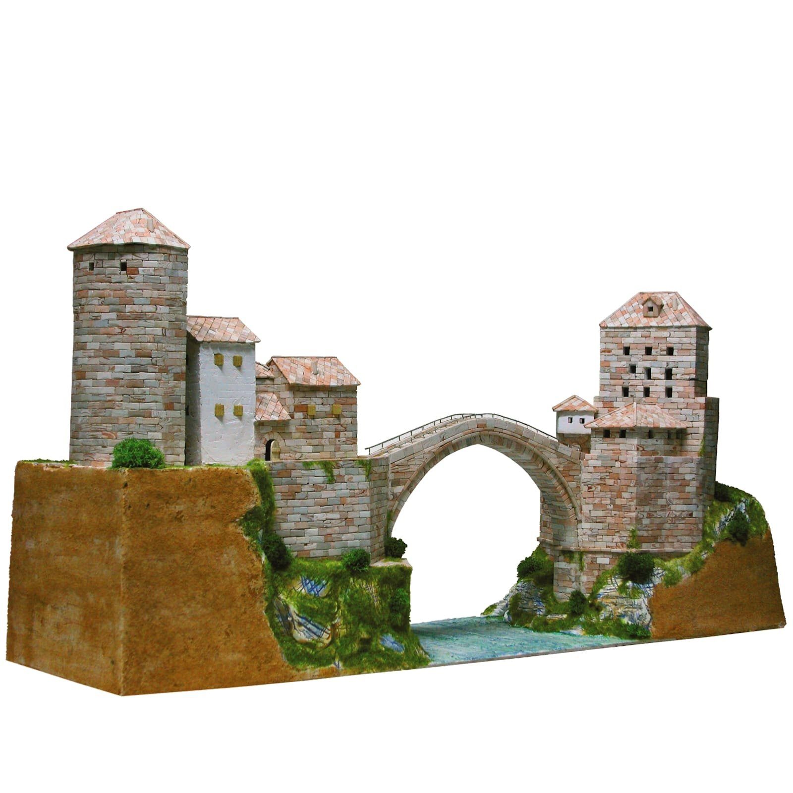 Firma Aedes Ars S.L. ® Modellbausatz AEDES ARS Steinbaukasten Brücke - Stari Most