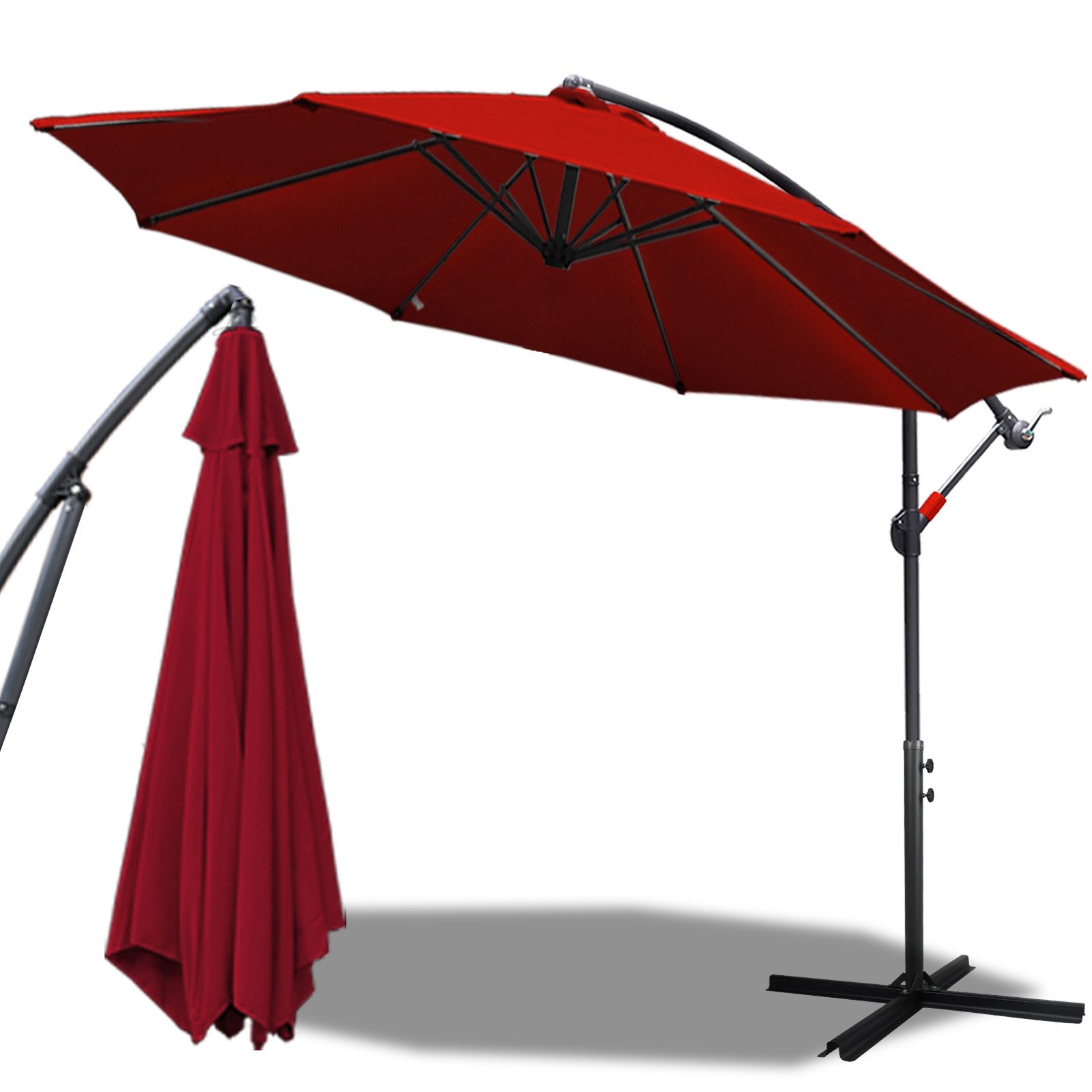 Clanmacy Sonnenschirm 3m - 3.5m Sonnenschirm günstig online kaufen