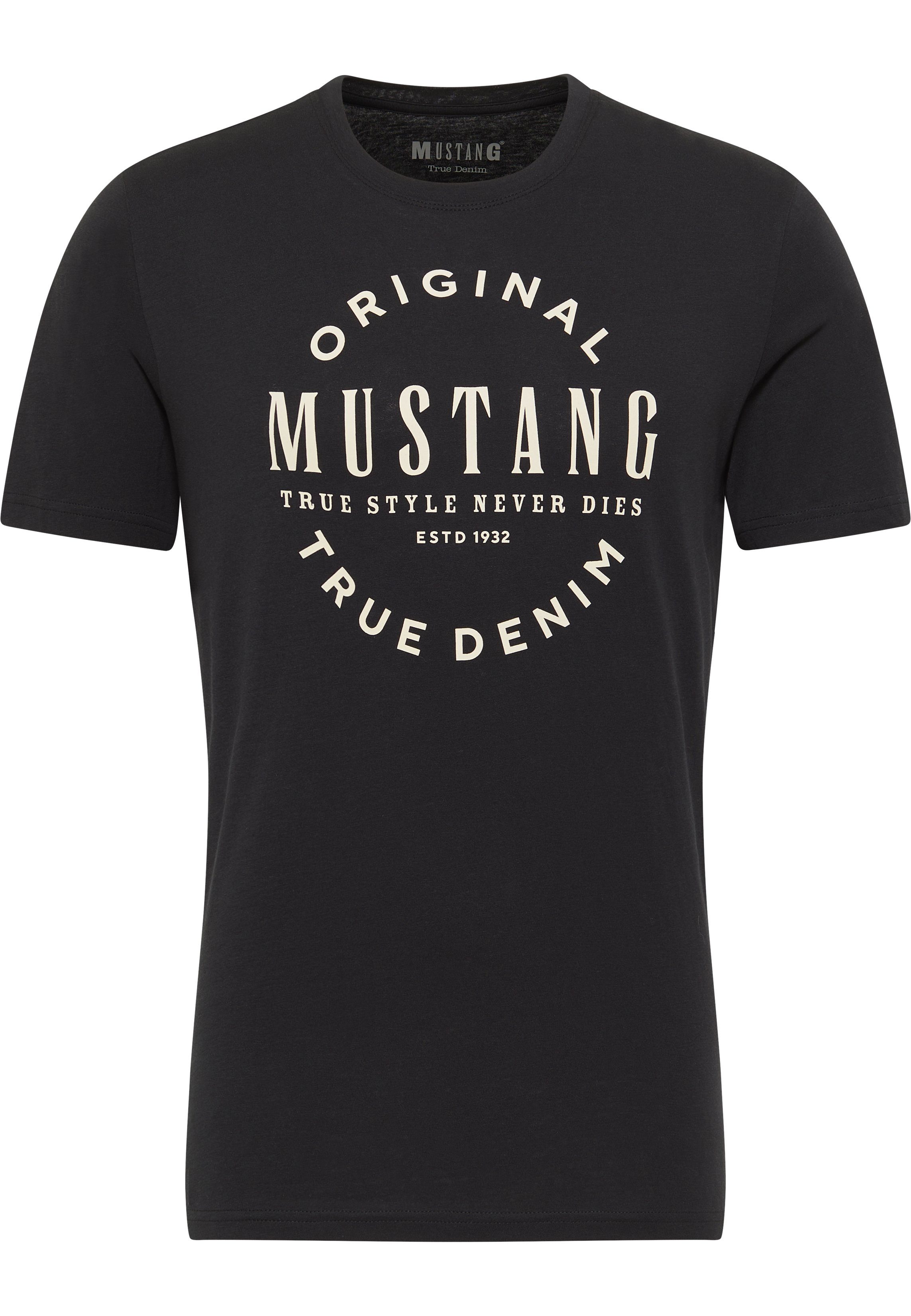 Alex MUSTANG Print Style C T-Shirt schwarz